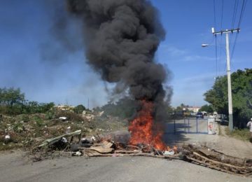 Ils manifestent à San Juan de la Maguana pour la circulation des eaux usées dans le secteur