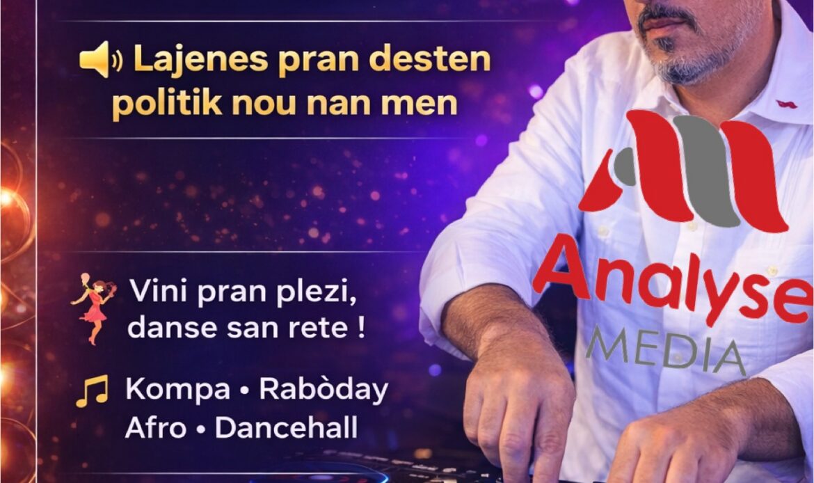 Alix, DJ de la jeunesse, fils-aimé du BLAN et du secteur privé !