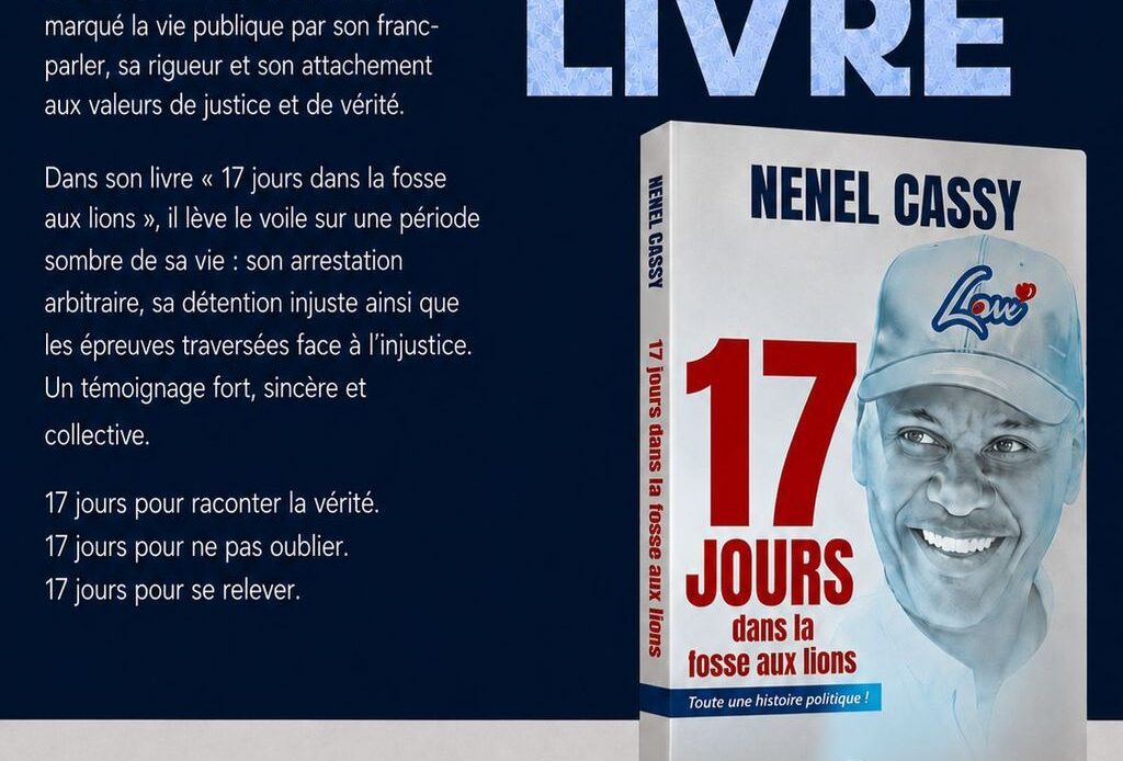 Nenel Cassy : de la scène politique aux rayons des librairies