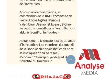 RHAJAC: entre apport à la corruption et rapport, analyse du rapport