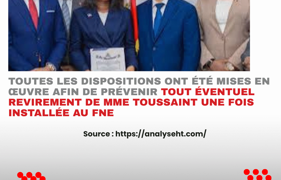 Est-ce que Jefnie Toussaint serait un génie pour redresser le FNE?