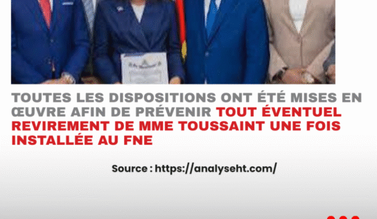 Est-ce que Jefnie Toussaint serait un génie pour redresser le FNE?