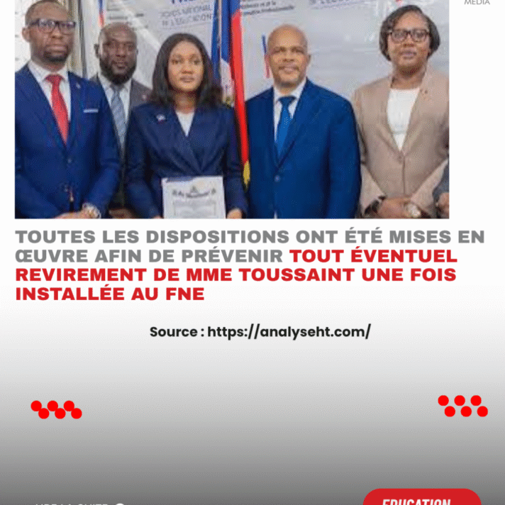 Est-ce que Jefnie Toussaint serait un génie pour redresser le FNE?